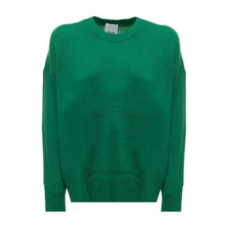Allude Dames, Truien, Groen, Maat: XS Kasjmier