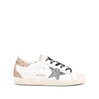 Golden Goose Super-Star Glittered Sneakers