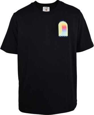 Casablanca LArche T-shirt Zwart