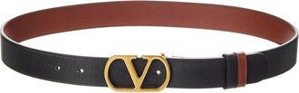 Valentino Vlogo Signature Leather Belt