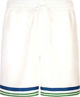 Casablanca Casual Shorts - Heren - Korte Broeken - Wit - S - Korte Broeken