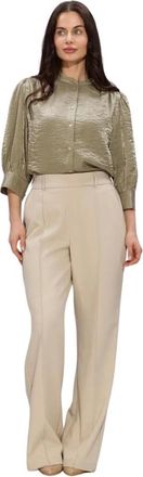 Nukus Nukus, Overhemden, Dames, Groen, L, Lilly Blouse Shiny