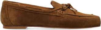 Aeyde Jasper Leren Schoenen - Dames - Loafers - Bruin - 36 EU - Leer - Schoenen