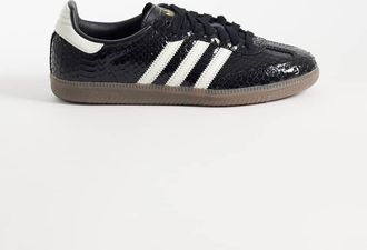 adidas Originals Samba OG - Sneakers nere con stampa effetto coccodrillo-Nero