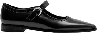 Parall&egrave;le Marsala Ballerina - Dames - Ballerinas - Zwart - 40 EU - Leer - Schoenen