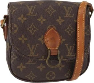 Louis Vuitton Pre-owned Cross Body Bags, female, Brown, Size: ONE SIZE Pre-owned Vintage Canvas Cross Body Bag