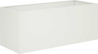 vidaXL Macetero De Jard&iacute;n Blanco 80 X 40 X 40 Cm Vidaxl