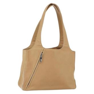 Ferragamo Pre-owned Handbags, female, Beige, Size: ONE SIZE Pre-owned Handbag