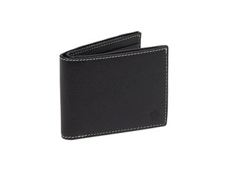 Johnston & Murphy Kingston Billfold Wallet Wallet Handbags Black Pebbled, Leather