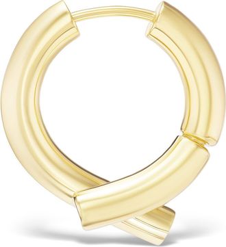 Tabayer Oera Knot Bypass Hoop Earrings in 18K Yellow Gold at Nordstrom