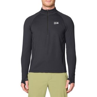 Mountain Hardwear Crater Lake Heavyweight Half Zip in Black at Nordstrom, Size Xx-Large