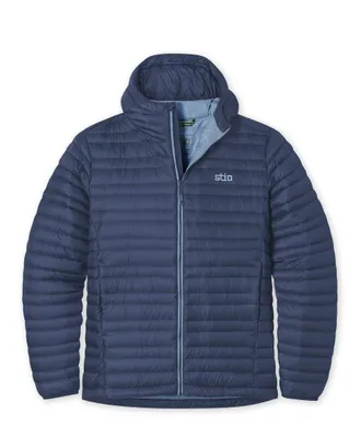 Stio | Mens Pinion Down Hooded Jacket, Size Extra Extra Extra Large in Mountain Shadow