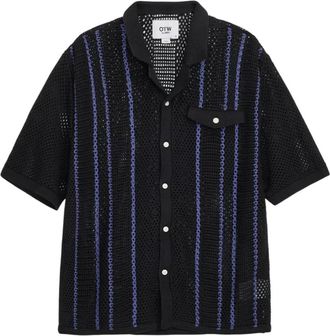 Vans OTW Cabana Shirt - Heren - Korte mouwen Overhemden - Zwart - M - Katoen - Overhemden