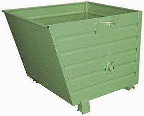 Bauer Volquete Apilable Capacidad 0,9 M&sup3; Verde Reseda Ral 6011