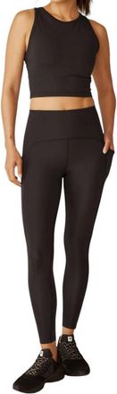 Beyond Yoga Strive Pocket Midi Legging In Black
