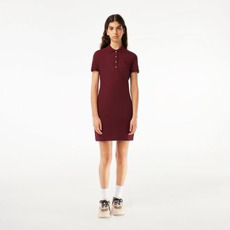 Lacoste Rechte, korte jurk met korte mouwen