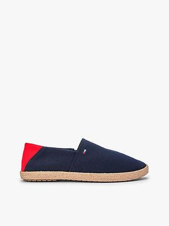 Tommy Hilfiger Flag Embroidery Canvas Espadrilles