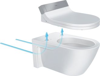 Duravit Starck 2 Wc De Pared Para Sensowash, 2533590000 - Duravit