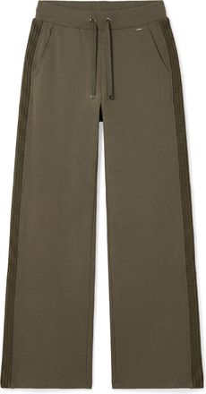 Freddy Pantaloni donna wide leg in modal con inserti in tricot