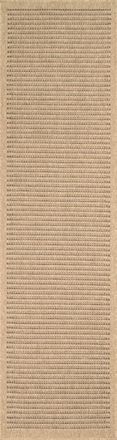 Nazar Rugs Alfombra de interior/exterior con aspecto de yute marr&oacute;n 80x150
