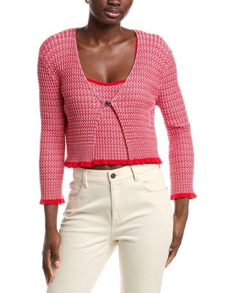 Maje 2-In-1 Clasp Front Sweater