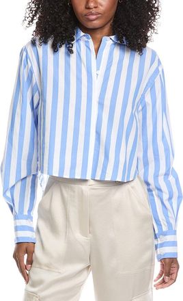 SIMKHAI Simkhai Renata Cropped Button Down Shirt