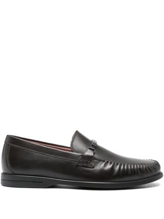 Bally Seddik strap-detail loafers - Brown