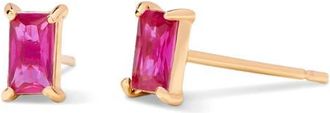 Brook & York Darcy Birthstone Stud Earrings in Gold/july at Nordstrom