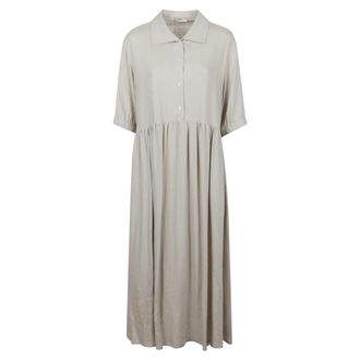 Herno Midi Jurk - Dames - Casual kleedjes - Beige - XL - Kleedjes