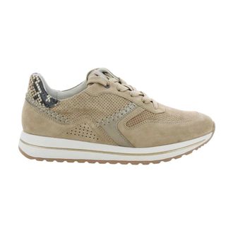 Gabor Schoenen, Dames, Beige, 40 EU, Leer, Low Sneaker