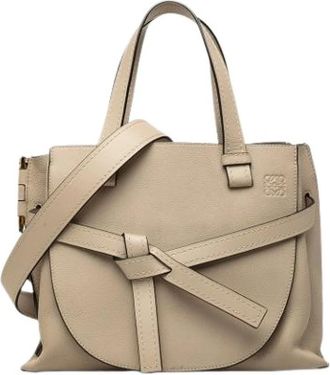 Loewe Pre-owned Satchel - Dames - Vintage Shopper - Beige - ONE Size - Vintage