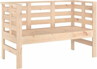 vidaXL Garden Bench 111.5x53x71 cm Solid Wood Pine vidaXL
