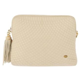 Bally Pre-owned Cross Body Bags, female, Beige, Size: ONE SIZE Pre-owned Leather Crossbody Bag