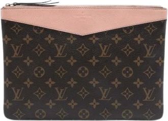 Louis Vuitton Pre-owned Clutches, female, Brown, Size: ONE SIZE Pre-owned The Daily Pouch