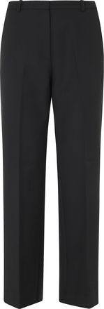 Anine Bing Black Thomas Tailored Polyester-Wool Pants