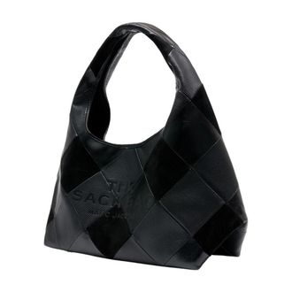 Marc Jacobs Womens The Sack Shoulder Bag Black Cowhide