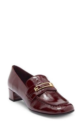 Jeffrey Campbell Book Smart Bit Loafer Pump in Wine Crinkle Patent at Nordstrom Rack, Size 7