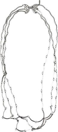 Saint Laurent Yves Saint Laurent Vintage Metalen Ketting Meerstalig