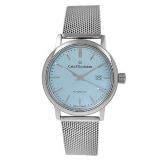 Bucherer Pre-owned Carl F. Bucherer Adamavi Automatic Blue Dial Ladies Watch 00.10320.08.53.22