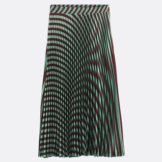 La Redoute Collections Gestreepte plooirok, lang