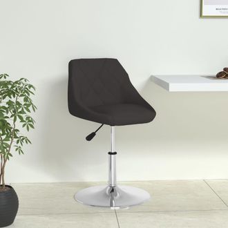 vidaXL Silla De Comedor De Cuero Sint&eacute;tico Negra Vidaxl