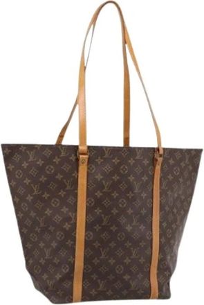 Louis Vuitton Pre-owned Sac Shopping GM Tote - Dames - Vintage Shopper - Bruin - ONE Size - Leer - Vintage