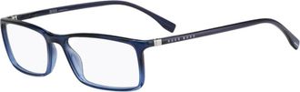 HUGO BOSS Blauw Frame Style ZX9 Zonnebril - unisex - Brillen - Blauw - 55 MM - Accessoires