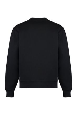 Burberry Cotton Crew-Neck Sweatshirt - Black