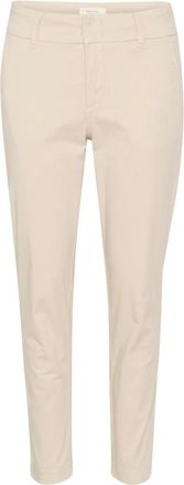 Part Two Franse Eik Casual Fit Broek - Dames - Vrijetijds broeken - Beige - L - Katoen - Broeken