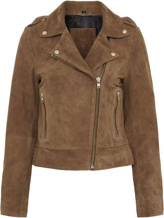 Notyz Giacca Biker 10961 - - Jackets - Donna - Marrone - 3XL