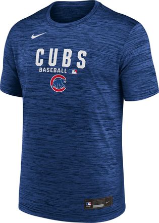 Nike Chicago Cubs Authentic Collection Nike Mens Dri-FIT MLB T-Shirt in Blue | 02ER4EWEJ-RMG