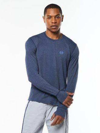 Sergio Tacchini Attivo Damarindo Long Sleeve Tee in Maritime Blue at Nordstrom, Size Xxx-Large