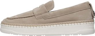 Voile Blanche Su&egrave;de Loafers - Heren - Loafers - Beige - 45 EU - Su&egrave;de - Schoenen