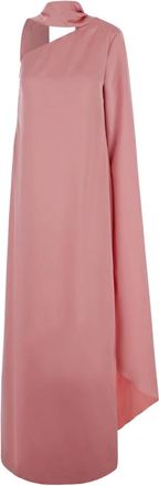 Solace London Newman Maxi Jurk - Dames - Jurken - Roze - Maat: L Zijde